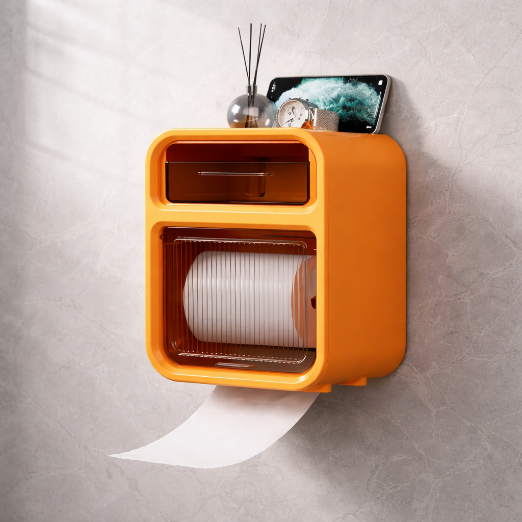 Porte papier Toilette Mural